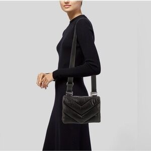 Caraa x Athleta Crossbody Quilted Nylon Puffer Bag